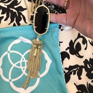 Kendra Scott Rayne Necklace In Black